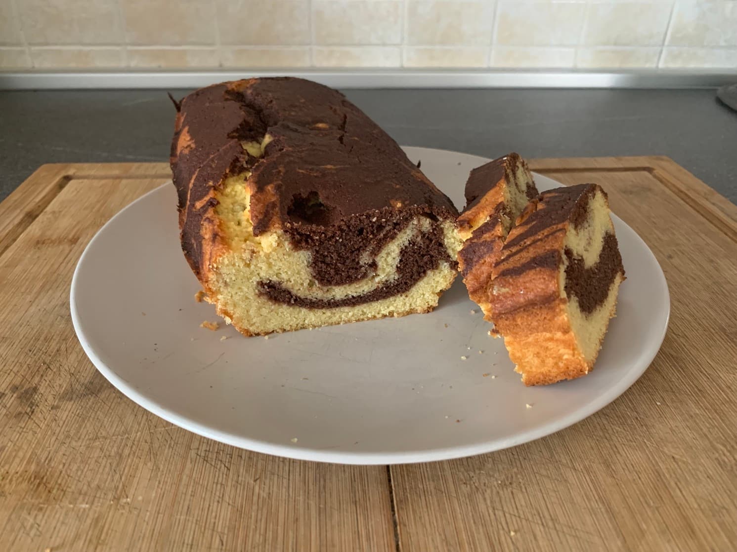 Marbled Cake - Ketogenic and Low Carb